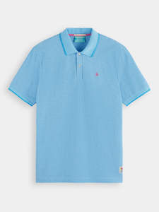 Scotch & Soda - Melange Polo - Blue Lagoon Melange