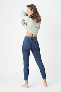 Clothing: Mavi - Tess Jean - Indigo Brushed Supersoft