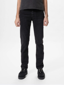 Clothing: Nudie - Solid Ollie Jean - Black Steel