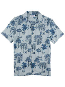 Clothing: Pearly King - Esprit Resort Shirt - Faded Blue