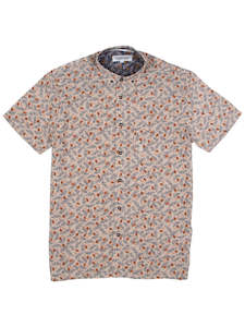 Clothing: Pearly King - Divert SS Shirt - Ecru