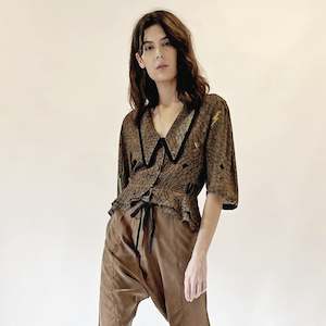 Salasai - Cosmic Blouse - Khaki