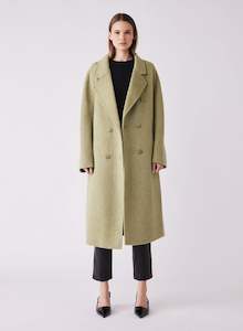 Clothing: Esmaee - Stream Coat - Pistachio