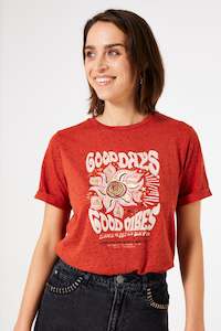 Garcia - Good Days Print SS Tee - Picante