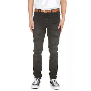 Clothing: Insight - City Riot Jean - Thrasher Black