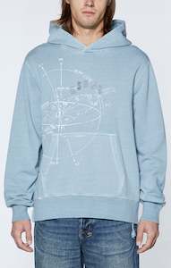 Ksubi - Diagrams Kash Hoodie - Blue Fin