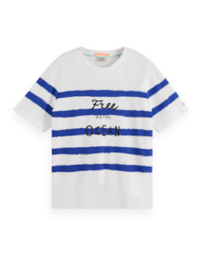 Maison Scotch - Breton Stripe Relaxed Fit Tee - Breton Stripe