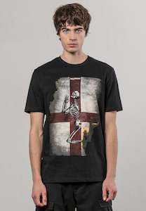 Religion - England Skeleton Tee - Jet Black