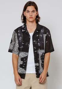 Religion - Paisley Work SS Shirt - Black