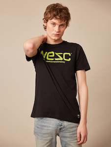 Clothing: WeSC - Max WeSC Logo T-Shirt - Black