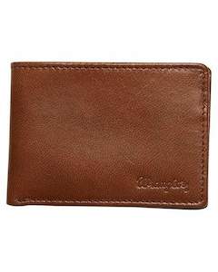 Wrangler - Script Leather Wallet - Cognac