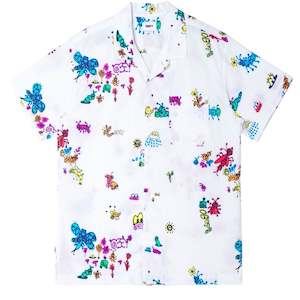 Obey - Doodles SS Woven Shirt - White Multi