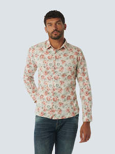 No Excess - Gazania Print LS Shirt - Melon