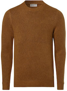 No Excess - Teddy Crewneck Pullover - Dark Fudge