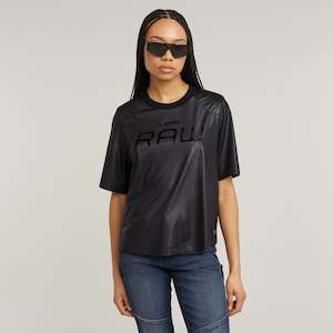 G-Star Raw - Shoulder Padded Dressy Boxy Top - Dark Black