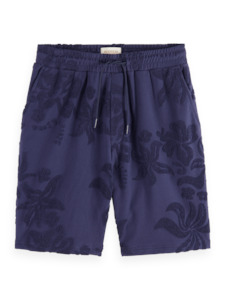 Scotch & Soda - Jacquard Towelling Short - Navy Blue