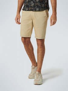 Clothing: No Excess - Garment Dyed Chino Short - Stone