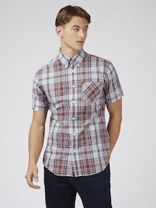 Ben Sherman - Classic Check SS Shirt - Light Blue