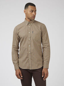 Ben Sherman - Mini Mod Check LS Shirt - Sand