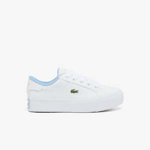 Lacoste - Ziane Platform 224 CFA Sneaker - White/Light Blue