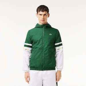 Clothing: Lacoste - Tennis Sportsuit Track Jacket - Green/White