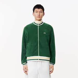 Lacoste - Paris Zip-Up Terry Sweatshirt - Pine Green