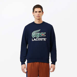 Lacoste - Fleece Crew Neck Sweatshirt - Midnight Blue