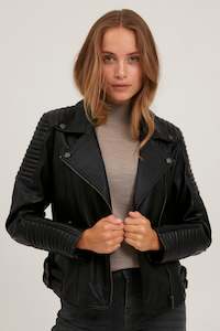 Pulz - Marly Leather Jacket - Black