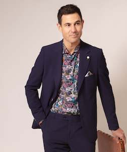 Guide London - Vibrant Floral Print LS Shirt - Multi