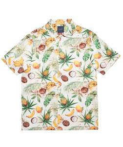 Guide London - Tropical Delight Relaxed Fit SS Shirt - Multi