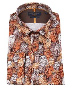 Clothing: Guide London - Owl LS Shirt - Multi