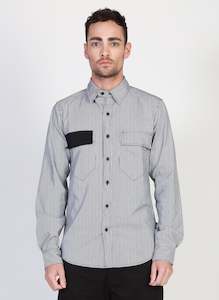 Federation - Construction Shirt - Black/White Stripe