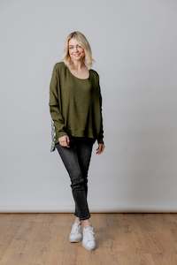 Moss - Marco LS Top - Olive