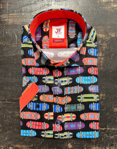 Jimmy Fox - Skateboard Print SS Shirt - Multi