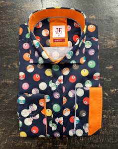 Jimmy Fox - Pool Balls Print LS Shirt - Multi