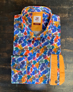 Clothing: Jimmy Fox - Autumn Print LS Shirt - Multi