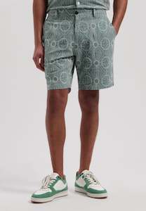 Dstrezzed - Logan Embroidered Short - Stormy Sea