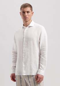 Clothing: Dstrezzed - Jagger Linen Shirt - White