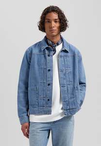 Dstrezzed - Sonny Trucker Denim Jacket - Miami Marble