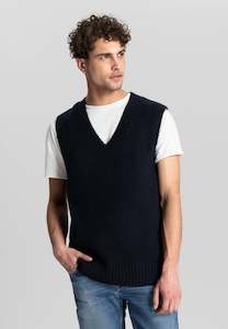 Dstrezzed - Hugin Spencer Sleeveless Vest - Blue Nights