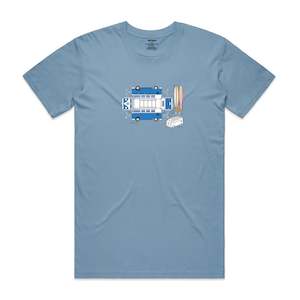 Clothing: Isthatso - Kombi SS Tee - Blue