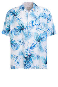 Fil Noir - Olbia SS Shirt - Forest Turquoise