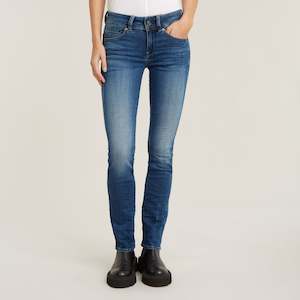 G-Star Raw - Midge Straight Jean - Medium Indigo Aged