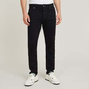 Clothing: G-Star Raw - 3301 Slim Jean - Pitch Black