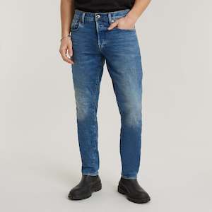 G-Star Raw - 3301 Straight Tapered Jean - Worn In Azure