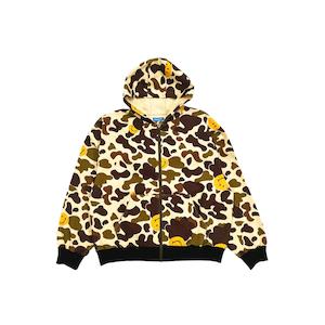 Market - Smiley Camo Zip Jacket - Woodland