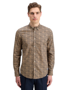 Scotch & Soda - Ditsy All Over Print Shirt - Wave AOP