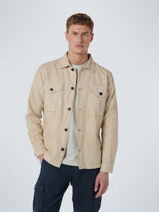 No Excess - Safari  Linen Overshirt - Stone