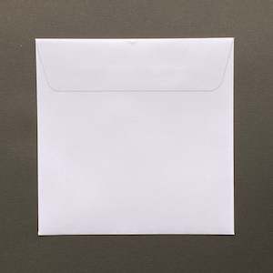 85mm square white envelopes (with no seal)