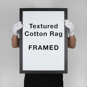 Textured Cotton Rag | FRAMED